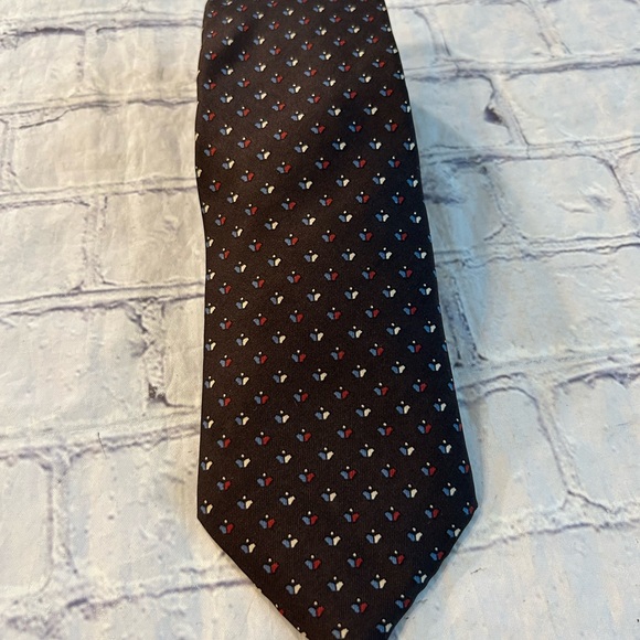 CHRISTIAN DIOR LOT OF (3) PATTERN MENS SILK TIES POLKA DOTS/PAISLEY/TINY PRINT - Picture 8 of 12